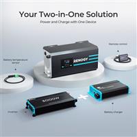Renogy 3000W Pure Sine Wave Inverter Battery Charger 12V DC 240V AC LCD Display