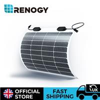 Renogy 50W Solar Panel 12V Flexible Mono 248 RV Marine Motorhome yacht Camping
