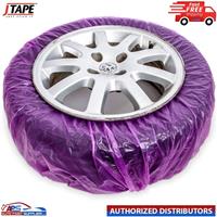 J TAPE ALLOY WHEEL MASKING SYSTEM WHEEL FILM 4 x PAINT ABSORBENT COVERS J TAPE