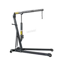 Engine Crane Stand 1 Ton Hoist Lift Hydraulic Folding Jack Wheels Workshop Tools