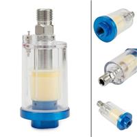 Oil Water Separator Filter For Compressor Spray Paint Inline 1/4'' Air Equipment