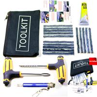 Emergency Tyre Puncture Repair Kit Car Van Tubeless Tire Tool 15 Strings