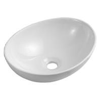 Bathroom Ceramic Basin Counter Top Hand Wash Vanity Sink White Bowl Oval