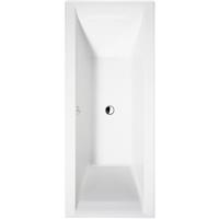 Bathroom Bath Bathtub Double Ended Square White 1800 x 800mm Soak Acrylic