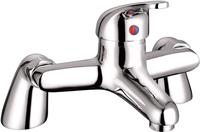 VeeBath Perth Modern Round Bath Filler Mixer Tap Bathroom Tub Faucet - Chrome