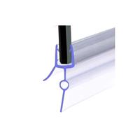 VeeBath Essentials Shower Bath Screen Door Seal Clear Plastic Strip - 4-10mm