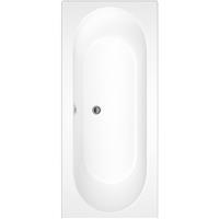 Bathroom Bath Bathtub Round Double Ended Tub White 1700 x 700mm Soak Acrylic