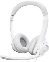 Logitech H390 | Wired Headset | Noise Cancelling Microphone | USB-A | Off White