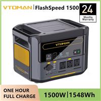 VTOMAN FlashSpeed 1500 Portable Battery Power Station 1548Wh 5 Year Warranty UK