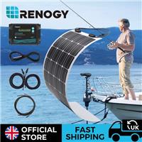 Renogy 200W Solar Panel Kit Flexible 12V Waterproof for Marine Boat RV Camping
