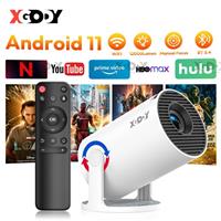 XGODY 4K Android Projector Smart WiFi Mini Bluetooth Office Home Theater HDMI