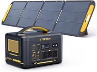 VTOMAN Jump 2200 Portable Power Station 2200W 1548Wh with 200W Solar Panel