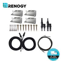Renogy Wire + Mount Kit for 400W Solar Setup Cable Connection Accessories Pack
