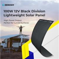 Renogy 100W Solar Panel 12V Mono Semi-Flexible Bendable Charger Marine RV Cabin