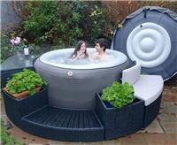 Canadian Spa Grand Rapids V2 4 Person Hot Tub | Inflatable Outdoor Jacuzzi Spa