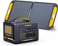 VTOMAN Jump 2200 Portable Power Station 2200W 1548Wh with 110W Solar Panel