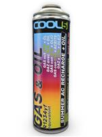 COOL5 R1234YF Summer Recharge Gas+Oil Premium Aircon Top Up (500ml) - AC Refill