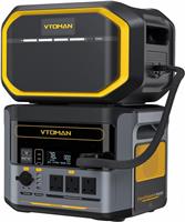VTOMAN FlashSpeed 1500 Portable Power Station 1500W (3000W Peak)+ Extra Battery