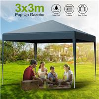 Pop up Gazebo 3x3m Marquee Tent Heavy Duty Waterproof Garden Outdoor Canopy 2025