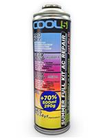 COOL5 R1234YF 5-in-1 Aircon Gas, Oil, LeakStop, ProDry Recharge 500ml- AC Refill