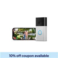 Ring Wireless Video Doorbell - 2024 - 3rd Gen - Satin Nickel