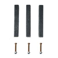 High Quality Honing Stones Cylinder Honing Stones With Screws 3pcs/Set 75mm