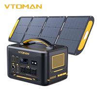 VTOMAN Jump 2200 Portable Power Station 2200W 1548Wh with 200W Solar Panel Trip