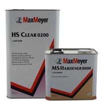 Max Meyer 0200 2K Clear Coat Car Lacquer 7.5ltr Kit With 8000 Hardener