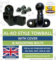 AL-KO Towball Tow Ball Kit for ALKO AKS Stabiliser Hitches with Cover Long Reach