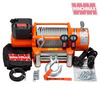 ELECTRIC WINCH 24V RECOVERY 4x4 17000 lb WINCHMAX ORIGINAL ORANGE WINCH REMOTE