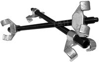 2pc EXTRA LONG HEAVY DUTY COIL SPRING COMPRESSOR 370mm SUSPENSION CLAMP TOOL SET