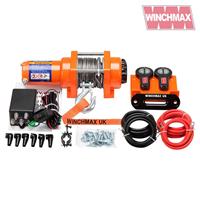 ELECTRIC WINCH 12V ATV BOAT TRAILER 3000 lb WINCHMAX SYNTHETIC DYNEEMA REMOTE