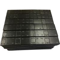 Black Coated Adhesive Wheel Balance Weights 50 x 60g Strips