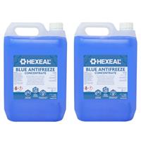 Hexeal Blue Antifreeze 2 x 5L - High Concentrate, Long-Life Coolant, -37 C