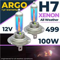 H7 Headlight 499 Bulbs Xenon 100w Super Bright Allweather White Hid 477 x2 12v