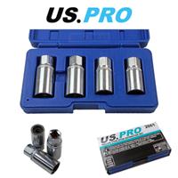 US PRO Tools Stud Extractor Socket Set 1/2" Dr Roller Type 6mm 8mm 10mm 12mm