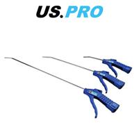 US PRO 3pc Air Dust Gun Set 100mm/300mm/500mm With Plastic Grip Handles 8779