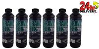 6 X U-POL GRAVITEX PLUS HS STONE CHIP 1 LTR - UPOL, PROTECTER - BLACK