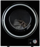 Cookology Table Top Tumble Dryer 2.5kg Mini Vented Dryer - Black CMVD25BK