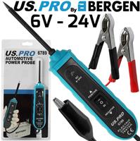 BERGEN Automotive Power Probe 6-24 Volt Digital Multi Tester Circuit Tester 5m
