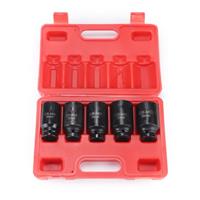 5PC 12 Point Axle Hub Nut Socket Set 1/2" Drive Professional Impact Sockets Kit