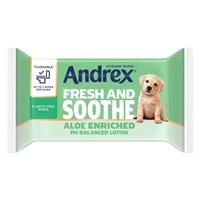 6 packs Andrex Washlets Skin Kind Moist Flushable 216 Toilet Wipes