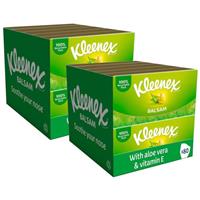 Kleenex Tissues Balsam Soothing For the Toughest Cold with Balm, 20 Boxes x (8s)