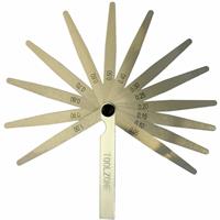13 Blade Feeler Gauge 0.05 to 1.0mm Metric Spark Plug Measure Gap Tool Set