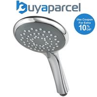 Triton 8000 Series Universal Large Five Spray Shower Head Chrome Anti Scale