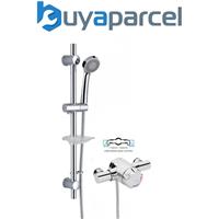 Bristan Mini OPAC Exposed Thermostatic Mini Mixer Shower Valve + Kit 110mm 130mm
