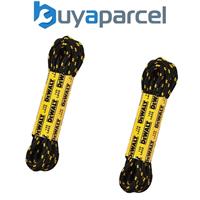 Dewalt Boot Shoe Laces 150mm Polyester Cotton 2 Pairs