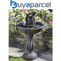 Smart Garden Solar Tipping Pail Garden Water Feature Fountain Bird Bath 1150110