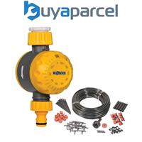 Hozelock 2210 Auto Off Mechanical Water Timer Tap Controller & Irrigation Kit