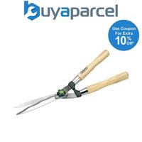 Draper 36792 Heritage Hedge Garden Shears Wavy Edge 230mm Wooden Ash Handle